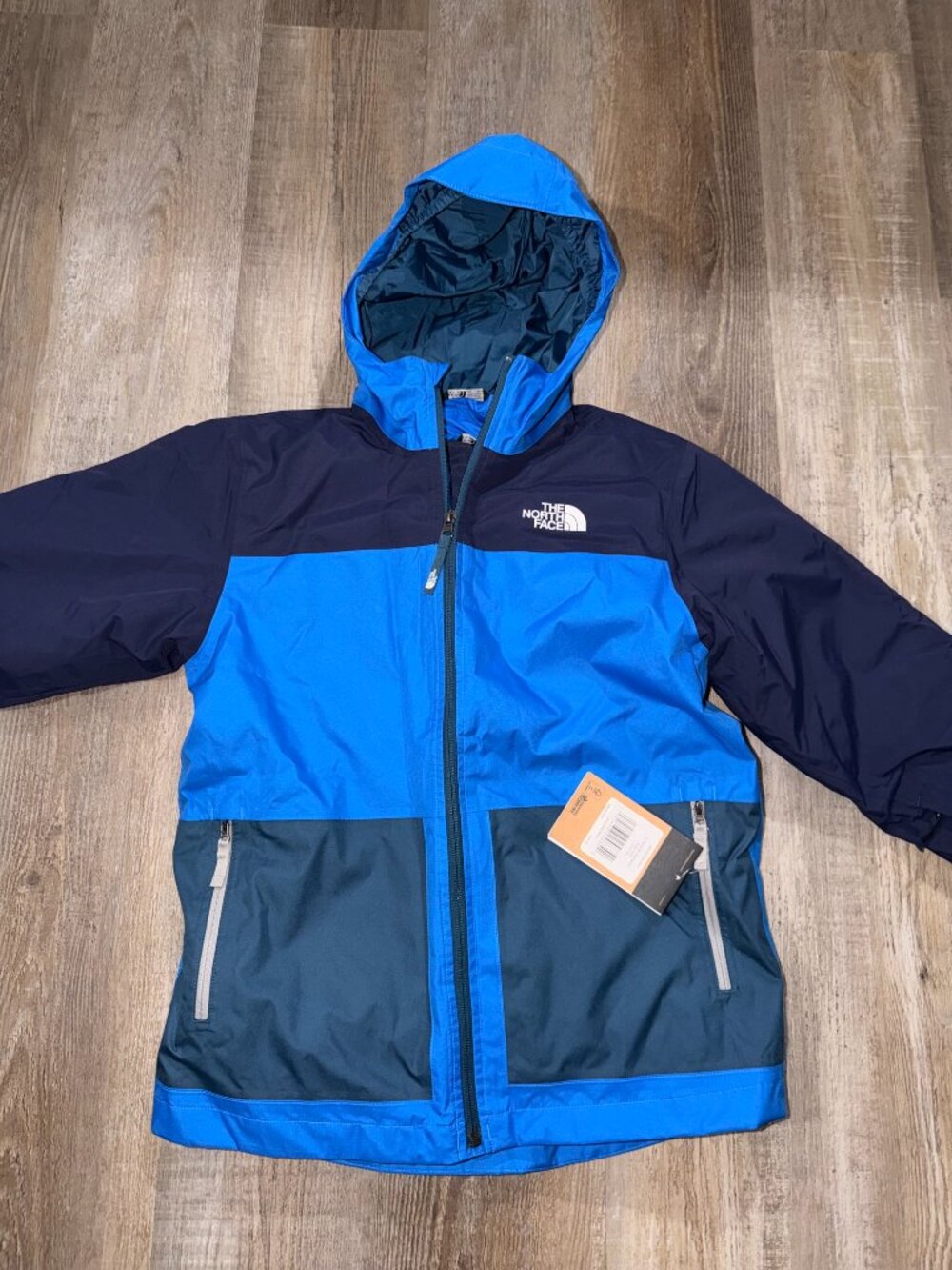 The North Face Boys Freedom 3-1 Triclimate Jacket Hero Blue L NWT $169 MSRP